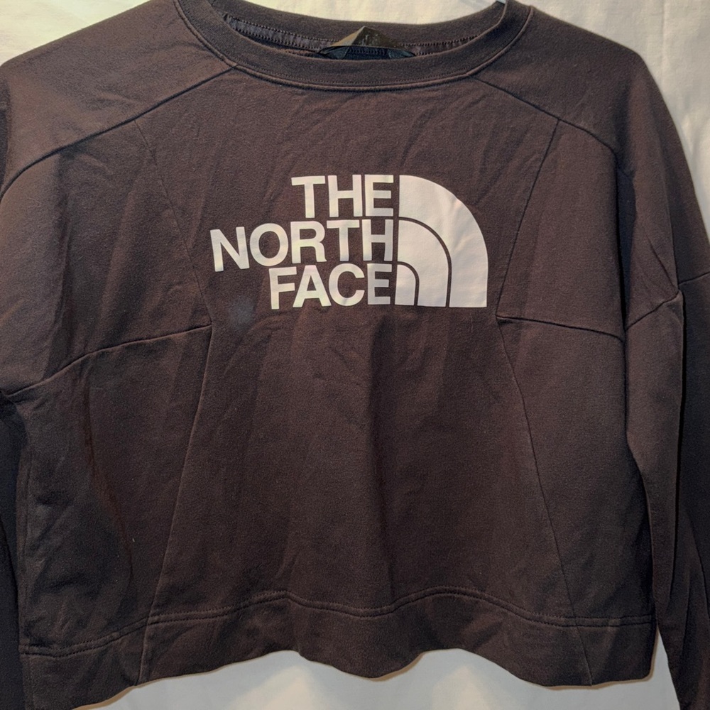 The North Face Womens Cropped Fitness Sweatshirt Size Xs - Picture 3 of 9